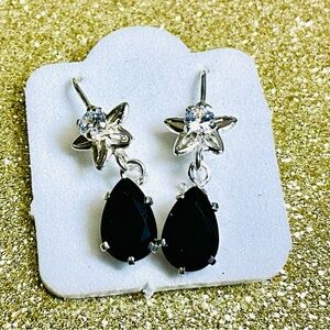 Luxury Flower Pear  925 Sterling Silver Earrings for Women